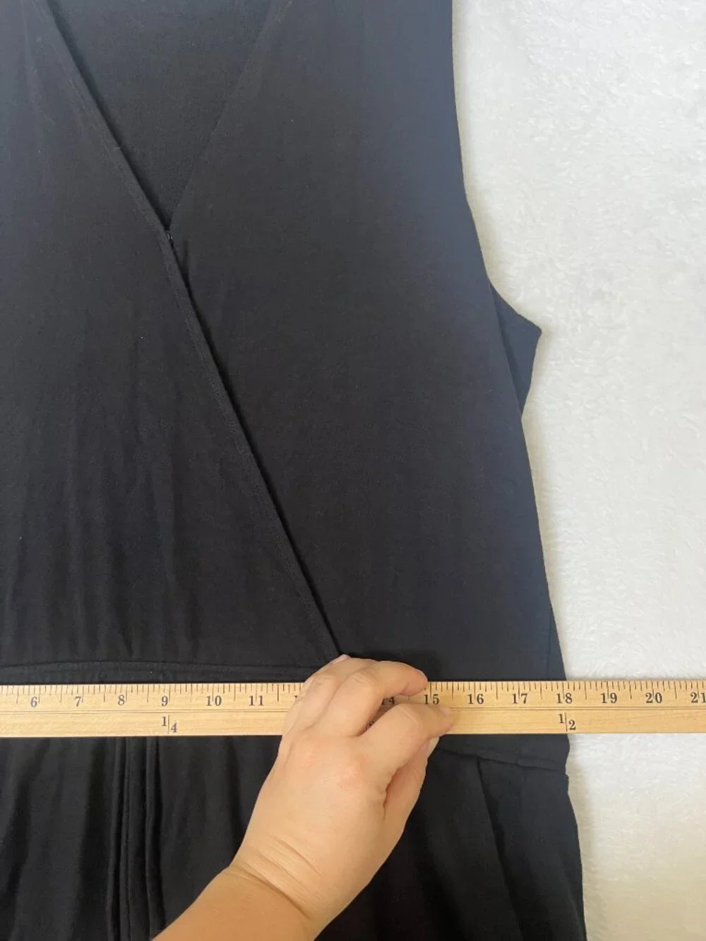 Beyond Yoga Easy Gather  Black Modal Wrap Romper sz XL Athleisure sz XL Lounge